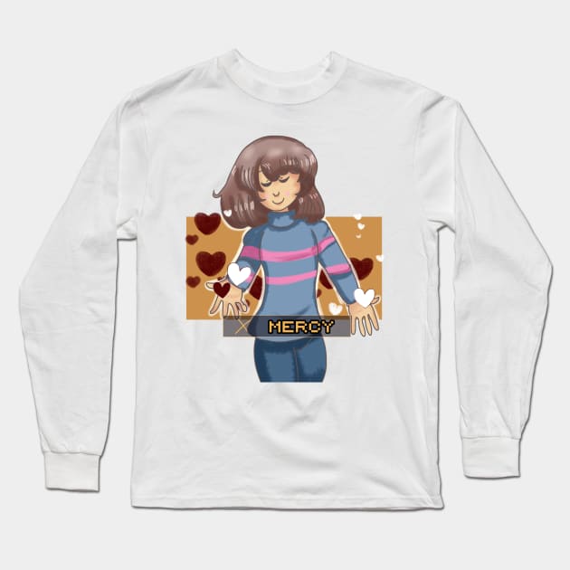 Frisk's Mercy Long Sleeve T-Shirt by shirohime